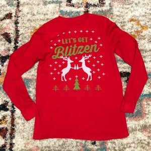 Let’s Get Blitzen ugly Christmas holiday sweater